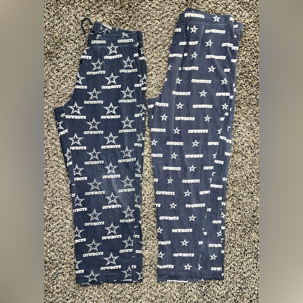 Dallas Cowboys Navy Pajama Pants Unisex S/M Lounge Sleepwear
